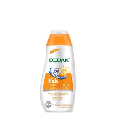 Bebak 50 Spf High Protection Against Uva/UVB Rays Effective Children's Sun Cream 200 ml