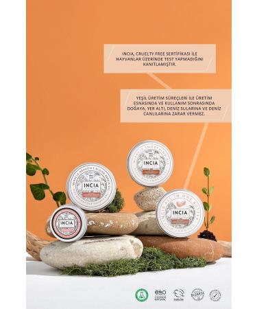 INCIA 0 Natural Whole Body Butter Intensive Moisturizing Cream Coconut Organic Vegan 50 ml - Buy Online on GoSupps.com