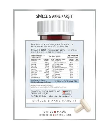 SOVITAL BABY FACE ACNE ANTI-SPOTS & ANTI-AGING 3X90 CAPSULES - Buy Online on GoSupps.com
