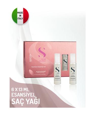 Alfaparf Semi Di Lino Moisture Nutritive Essential Hair Serum 6x13 ml - Buy Online on GoSupps.com
