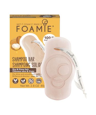 Foamie Kiss Me Argan Oil Shampoo Bar Solid Shampoo for Dry Hair 80 G