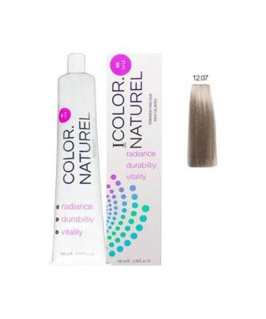 Color Naturel Permanent Hair Dye 100 ml 12.07 Irize Platinum