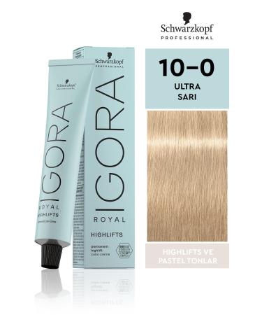Igora Royal Highlifts Pastel Shades 10-0 Ultra Blonde Hair Dye 60ml