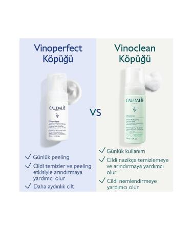 Caudalie Vinoperfect Radiant Micro-Peeling Cleansing Foam - Buy Online on GoSupps.com