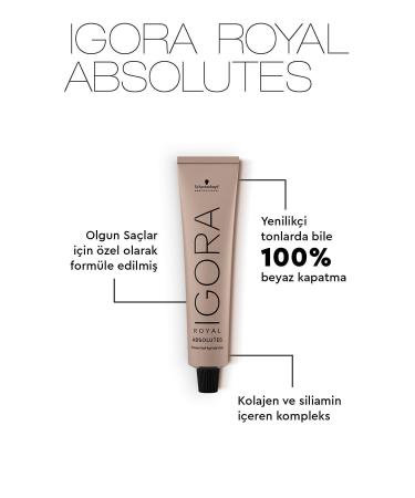 Igora Royal Absolutes Shades 5-80 Light Brown - Natural Red Hair Dye 60 ml - Buy Online on GoSupps.com