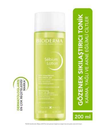 Bioderma Sebium Lotion Pore Tightener Anti-Blackhead Purifying Salicylic Acid Tonic 200 ml