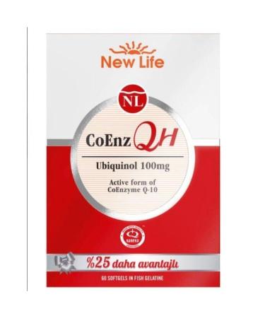New Life Coenz Qh Ubiquinol 60 Capsules