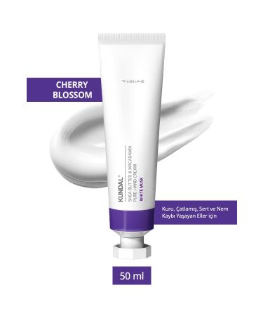 Kundal Intense Moisture Nourishing Hand Cream Kundal Shea Butter & Macadamia Pure Hand Cream 50ml (White Musk)