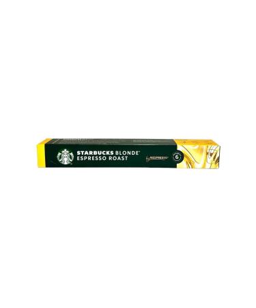 Nespresso Compatible Starbucks Blonde Espresso Roast Capsule Coffee 10 Pack