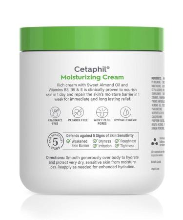 Cetaphil Face and Body Moisturizing Cream 566gr - Buy Online on GoSupps.com