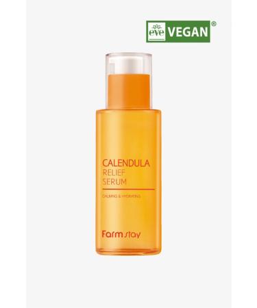 Farmstay Calendula Relief - Soothing and Moisturizing Vegan Serum for Sensitive Skin 50 ml
