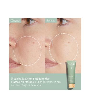 Caudalie Vinopure Sensitive Clay Mask 75 ml - Buy Online on GoSupps.com