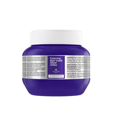 Kallos Cosmetics Coloring Silver Reflex Anti-Orange Hair Care Mask 275 ml