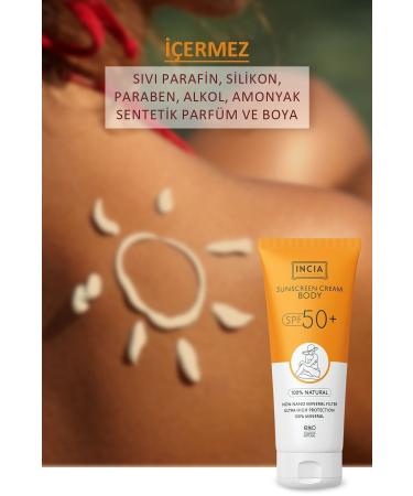 INCIA 0 Natural Body Sun Cream Anti-Spot Mineral Filter High Protection SPF50 UVA UVB 150 ml - Buy Online on GoSupps.com