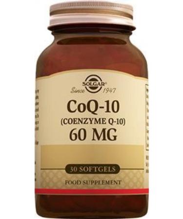 Solgar Coenzyme Q-10 60 Mg 30 Capsules Antioxidant