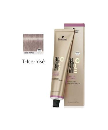 Schwarzkopf BLONDME Pastel Toning Cream Color 60ml T - Ice Irise