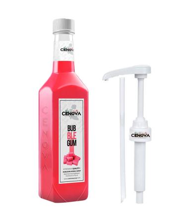 Cenova Bouble Gum Coffee-Cocktail Syrup 1000 ML Gourmet Series - Pump Included