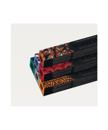 Nespresso World Exploration Coffee Collection (100 Capsules) - Buy Online on GoSupps.com