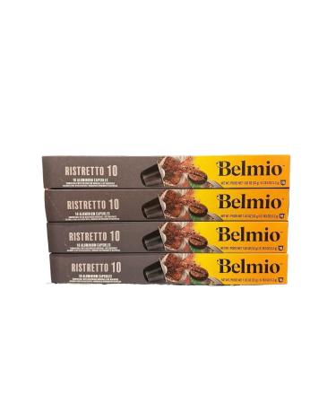 Nespresso Compatible Belmio Ristretto 10 Capsule Coffee Set of 4