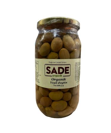 Organic x 2 Jars Green Olives 600 gr