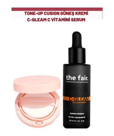 Cell Fusion C Tinted Compact Sunscreen for All Skin Types 13 G and The Fair. C Gleam Skin Serum