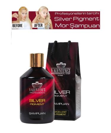 VALENTINES PROFESSIONAL Premium Silver Pigment Purple Shampoo / Like Freshly From the Hairdresser With Every Wash - Buy Online on GoSupps.com