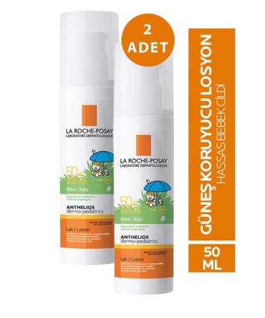 La Roche Posay Anthelios Xl Dermo-pediatrics Baby Lotion Spf50 50 ml 2 Pcs