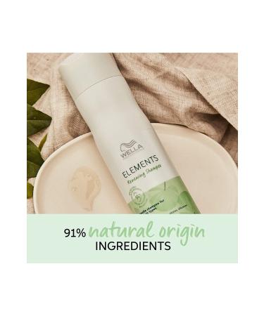 Wella Elements Renewing Calming Shampoo for Dyed and Damaged Hair 250 Ml - Buy Online on GoSupps.com