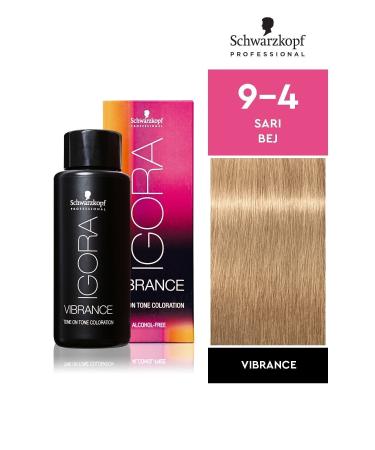 Igora Vibrance 9-4 Yellow Beige Hair Dye 60ml