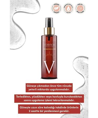 V AVIOR Bronzing Elixir Intensive Bronzing Body Oil 150ml Vegan Firming Moisturizer - Buy Online on GoSupps.com