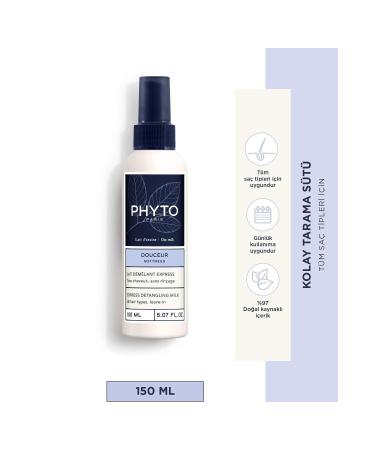 Phyto Softness Express Detangling Milk Easy Combing Milk for All Hair Types 150 Ml