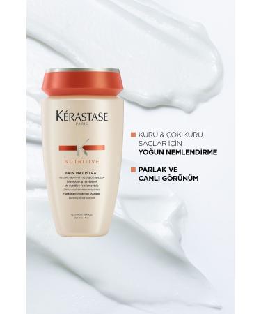 Kerastase Nutritive Bain Magistral Moisturizing Nourishing Shampoo for Extremely Dry Hair 250ml - Buy Online on GoSupps.com