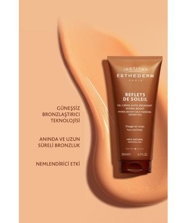INSTITUT ESTHEDERM Hydra Boost Self Tanning Cream-Gel Sunless and Permanent Effective Bronzing Gel 200ML - Buy Online on GoSupps.com