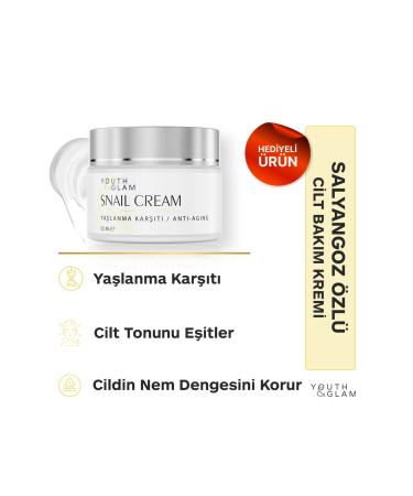 Youth Glam Snail Essence Skin Care Cream - Anti-Aging and Anti-Spot