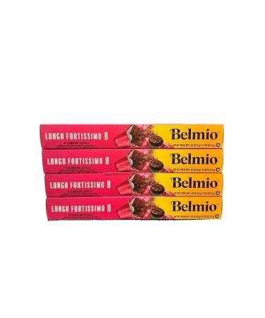 Nespresso Compatible Belmio Lungo Fortissimo 40 Capsule Coffee Set of 4