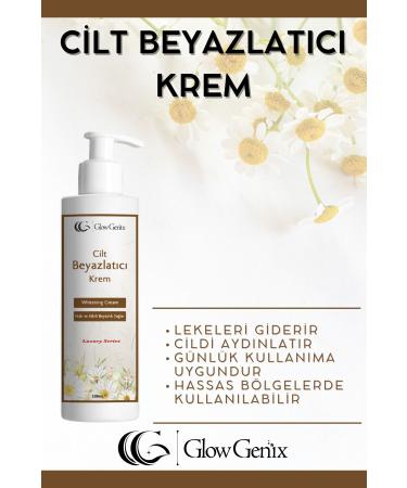 Glow Genix Skin Whitening Cream | Anti-Stain Underarm Face Elbow and Genital Area Tone Equalizer | 100 ml - Buy Online on GoSupps.com