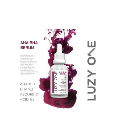 Luzy One Aha Bha Serum Pore Cleanser & Skin Rejuvenator Serum Anti-Acne & Brightening - Buy Online on GoSupps.com