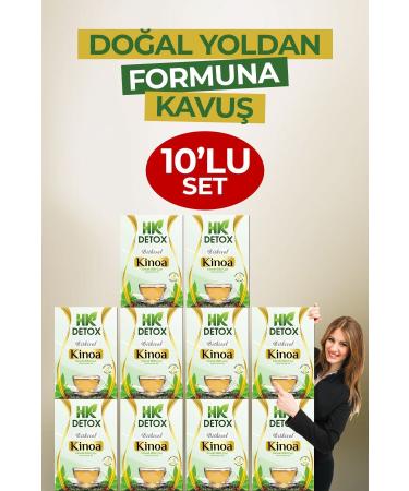 HK HERBAL Quinoa Mix Herbal Tea Set of 10