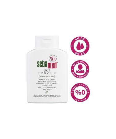Sebamed Face and Body Cleanser Liquid 200ML (Set of 5) - Buy Online on GoSupps.com