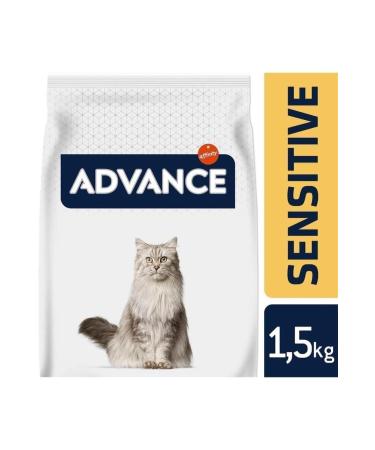 Advance Cat Adult Salmon Sensitive Cat Food 1.5 Kg - Buy Online on GoSupps.com