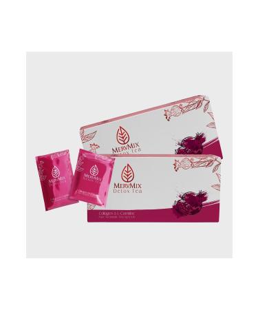 MervMix Detox Tea L-Carnitine and Collagen - Buy Online on GoSupps.com