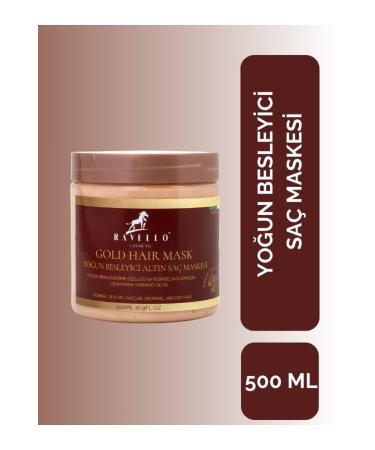 RAVELLO Men's Intensive Nourishing Gold Hair Mask 500ml - Buy Online on GoSupps.com