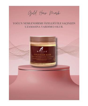 RAVELLO Men's Intensive Nourishing Gold Hair Mask 500ml - Buy Online on GoSupps.com