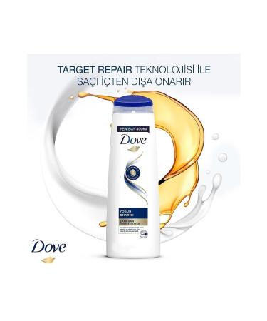 Dove Intensive Repair Shampoo 400 Ml 6 Pieces - Buy Online on GoSupps.com