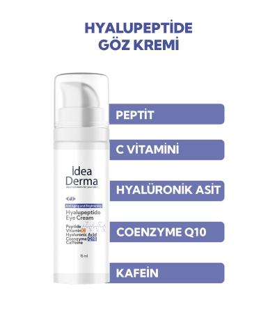 Idea Derma Idea Derma Hyalupeptide Eye Cream 15 ml - Buy Online on GoSupps.com