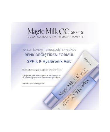 Pastel Magic Milk Cc Spf 15 - Skin Tone Equalizer Spf 15 Cc Cream 51 Medium Deep - Buy Online on GoSupps.com