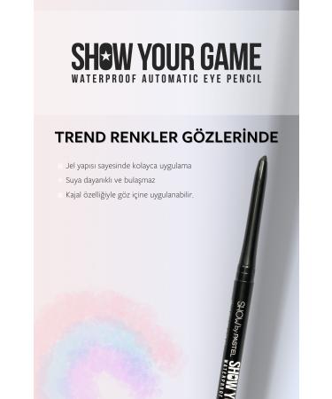 Pastel Show By Show Your Game Waterproof Eye Pencil 406 - Buy Online on GoSupps.com