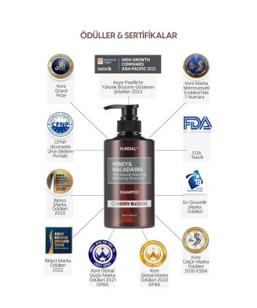 Kundal Anti-Breakage Nourishing Care Shampoo KUNDAL Honey& Macadamia Nature Shampoo 500ml Cherry Blossom - Buy Online on GoSupps.com