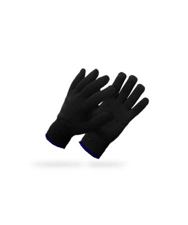 Skygo Medium Thick Black Warm Wool Winter Gloves Unisex 1 Pair for Women Men