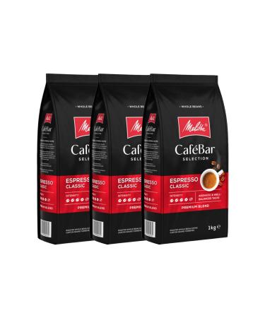 Melitta Cafebar Selection Espresso Classic Bean Coffee 3x1000gr 3-pack No.4